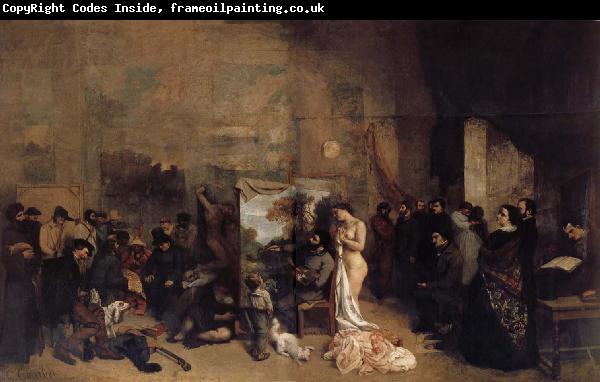 Gustave Courbet The Studio of the Painter